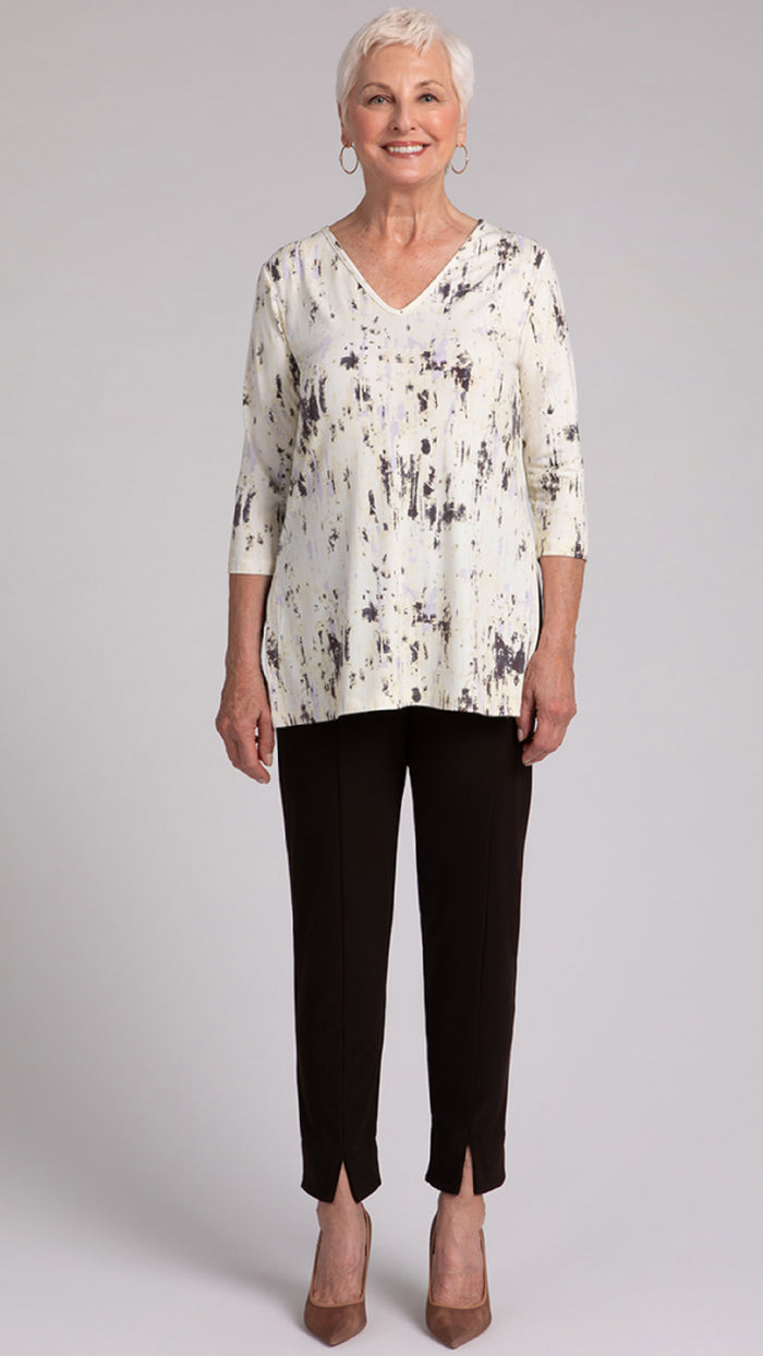 Nu Ideal V-Neck Tunic, Print