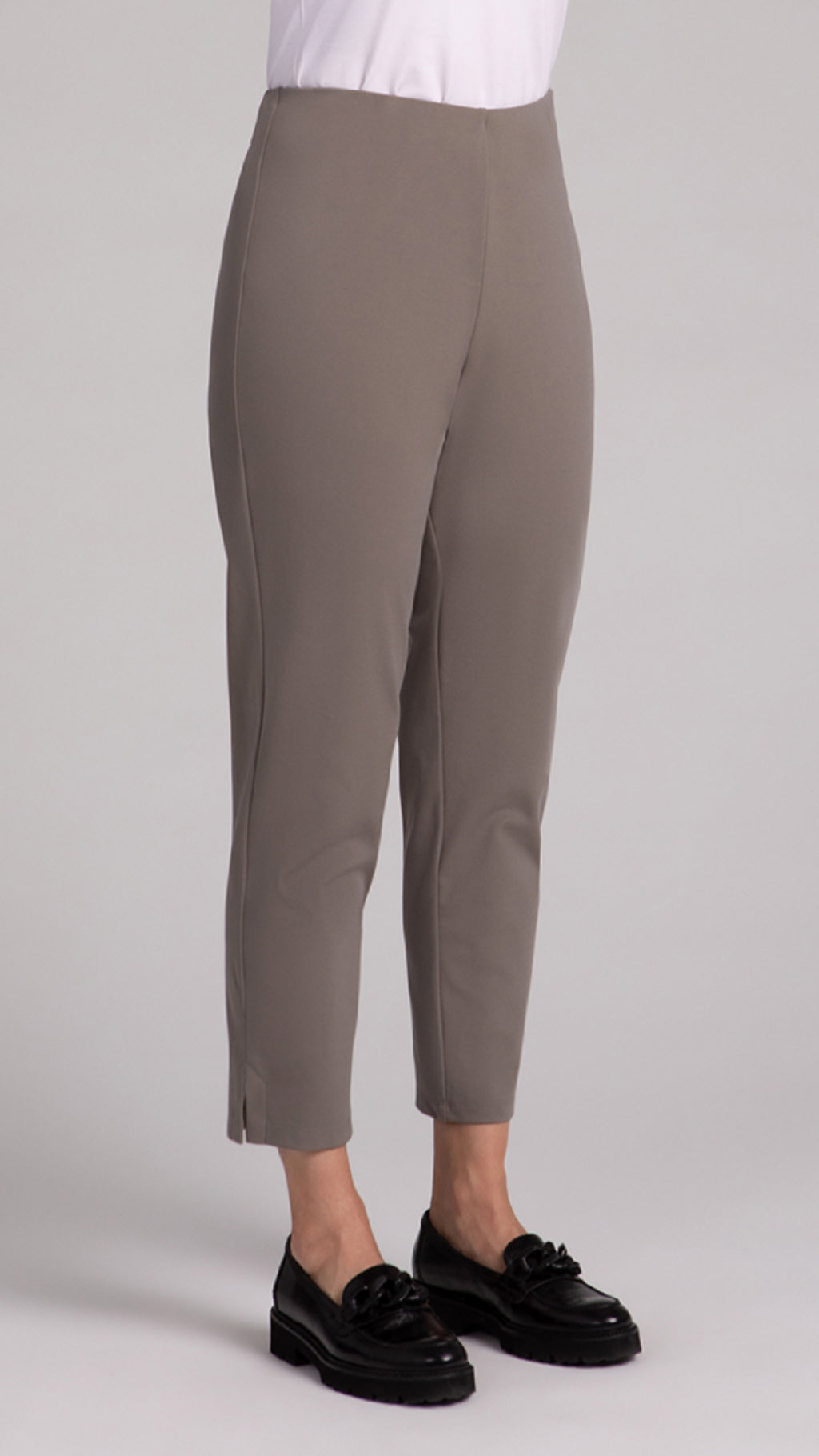 Narrow Ankle Pant, LT WT Ponte