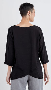 Double Layer V-Neck Top-Parachute Fabric