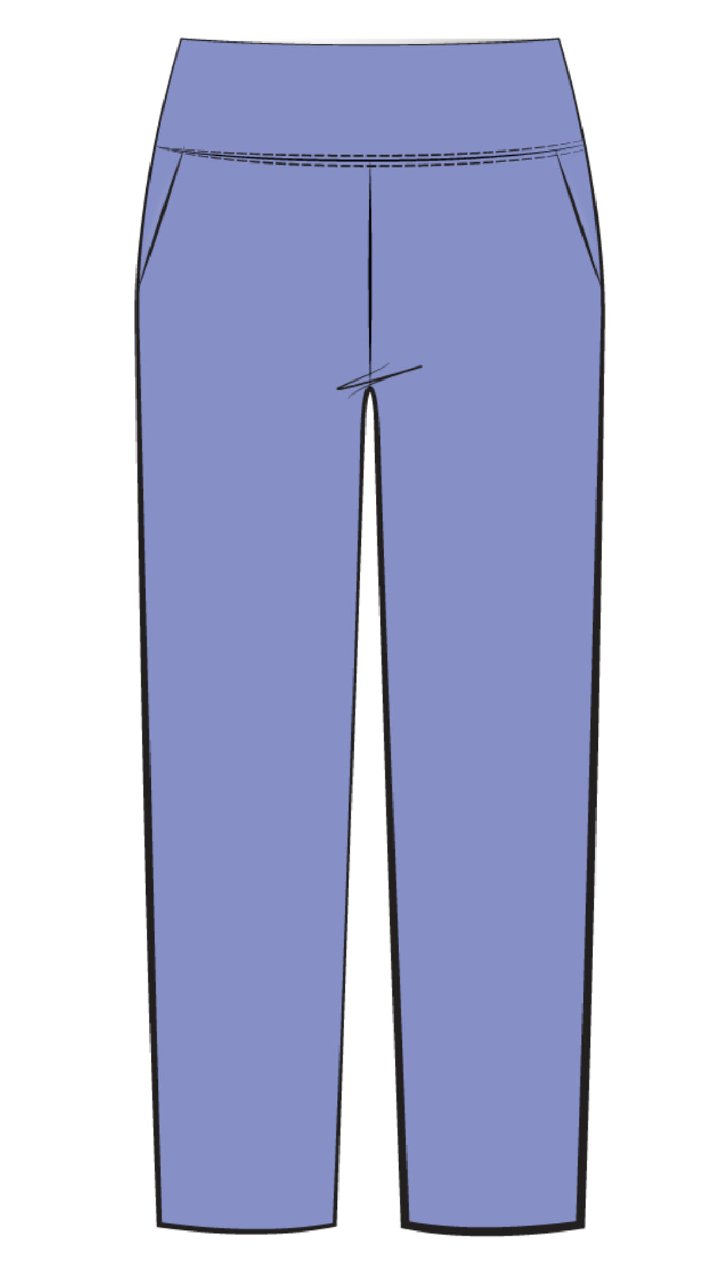 Straight Leg Pant with Yoke (Con”t…)