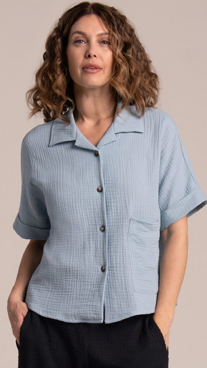 Breeze Half Sleeve Bolero Shirt