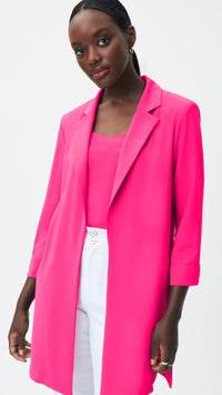 Joseph Ribkoff Flowy Long Notched Blazer