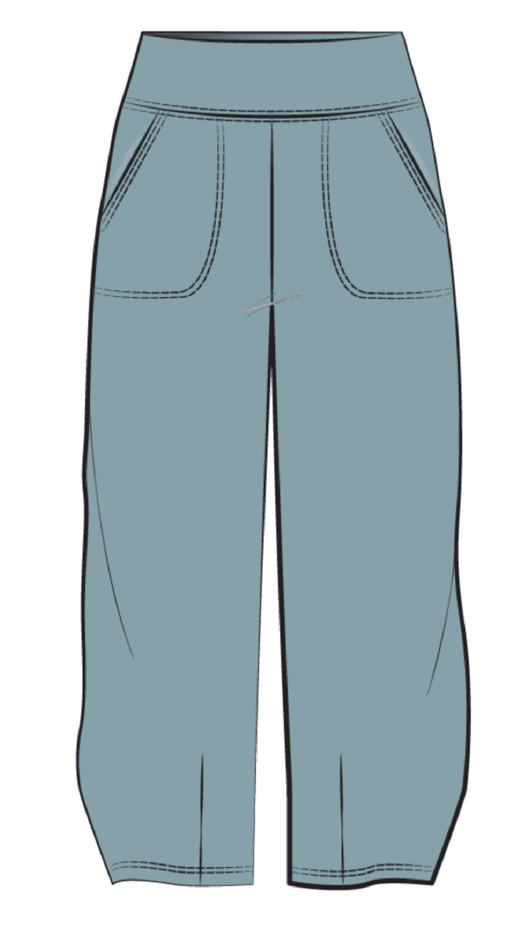 Narrow Lantern Pant