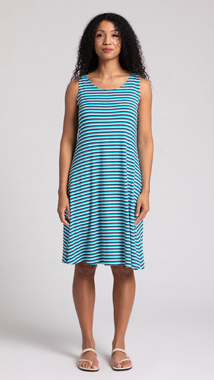 Bamboo Tank Dress Short-Print (Sale)