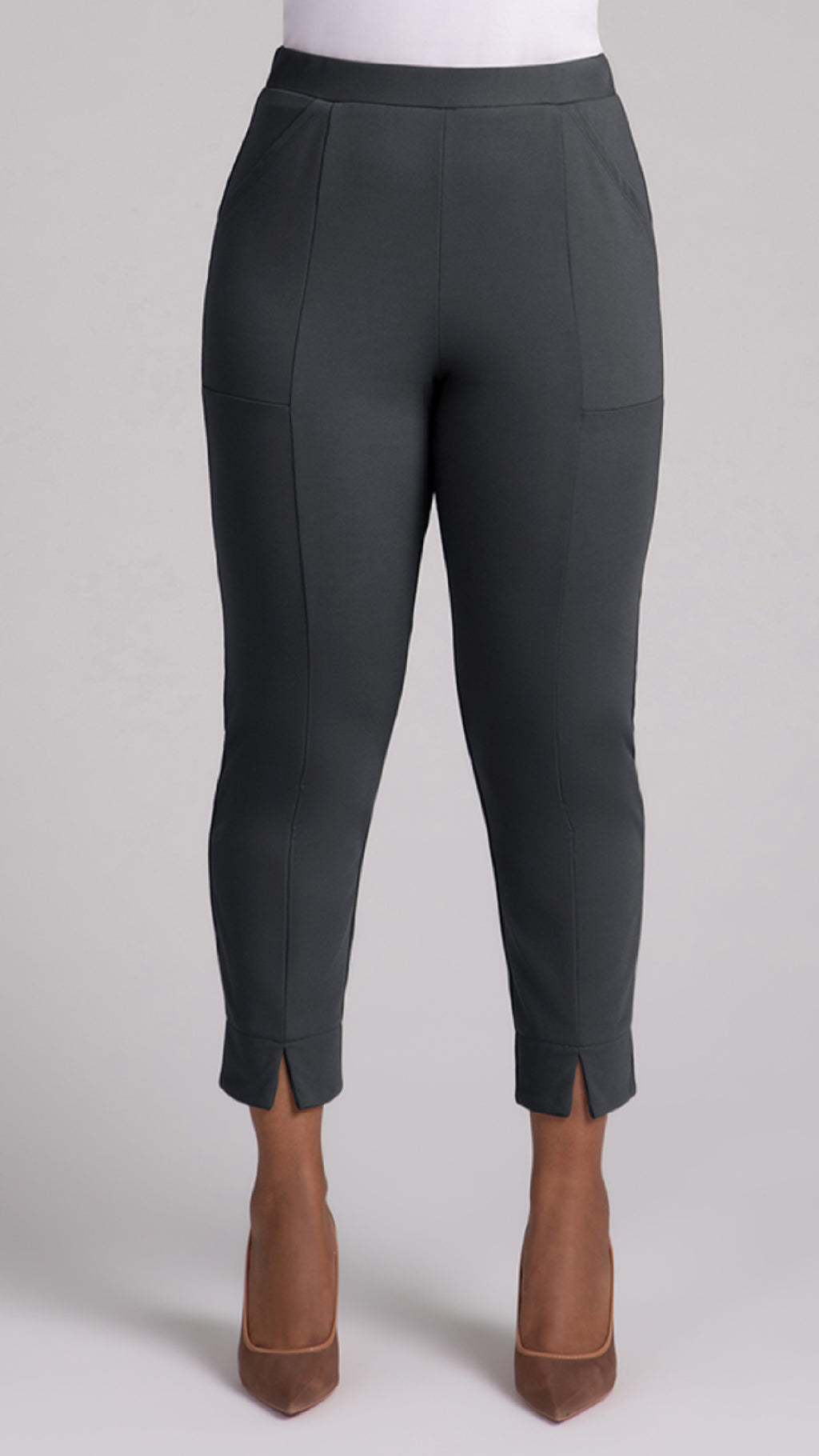 Nu Hepburn Ankle Pant, LT WT Ponte