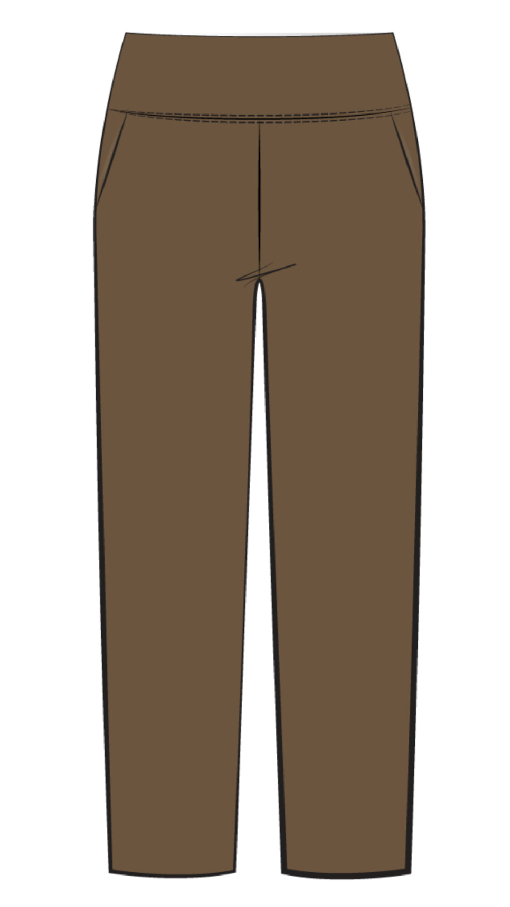 Straight Leg Pant with Yoke (Con”t…)