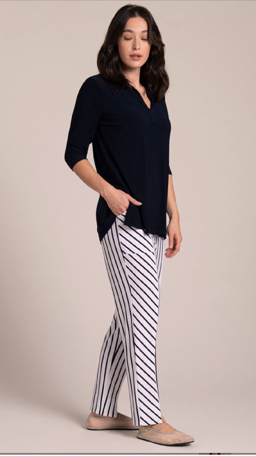 Hepburn Ankle Pant-D Print