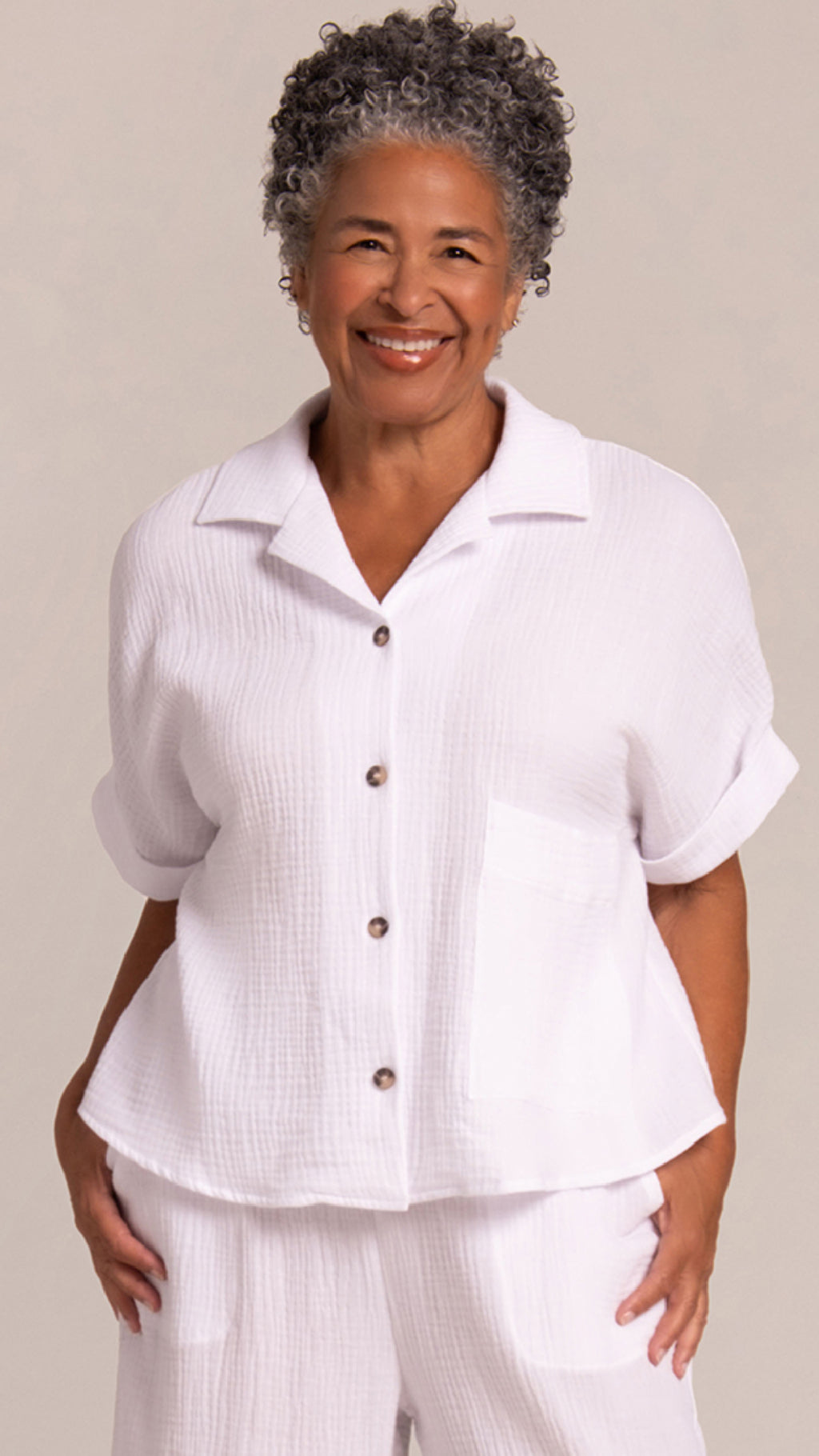 Breeze Half Sleeve Bolero Shirt