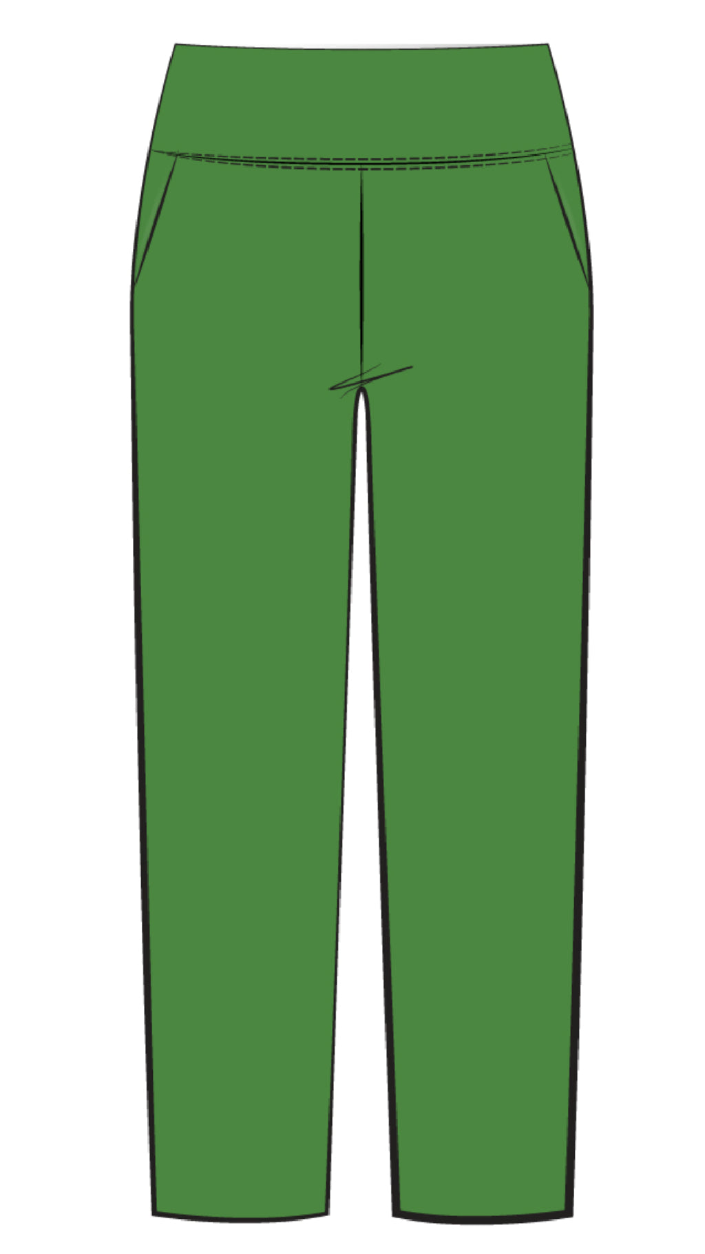 Straight Leg Pant with Yoke (Con”t…)