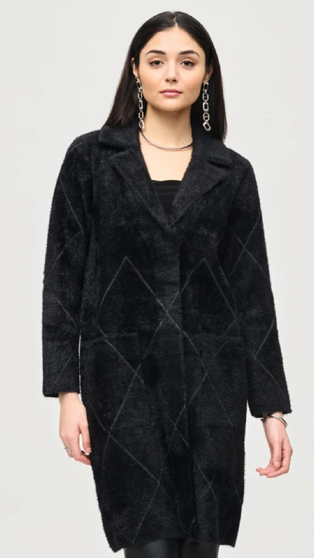 Joseph Ribkoff Notched Collar Coat (Sale)