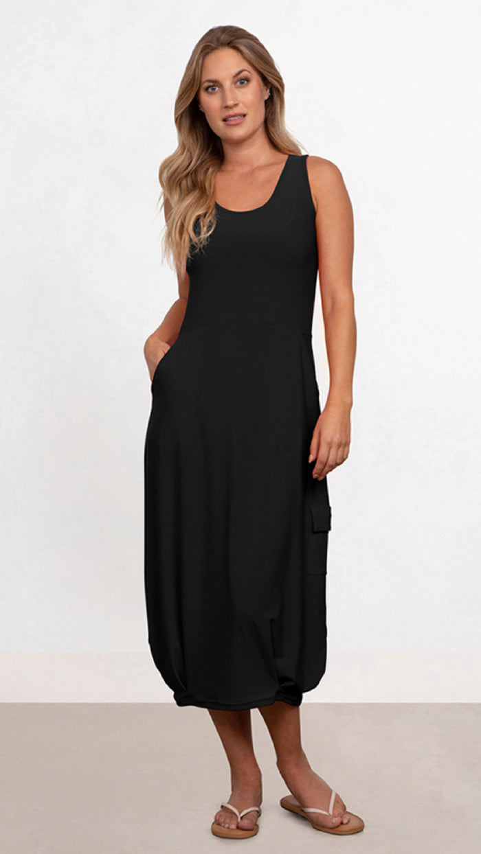 Pleat Hem Tank Dress (Sale)