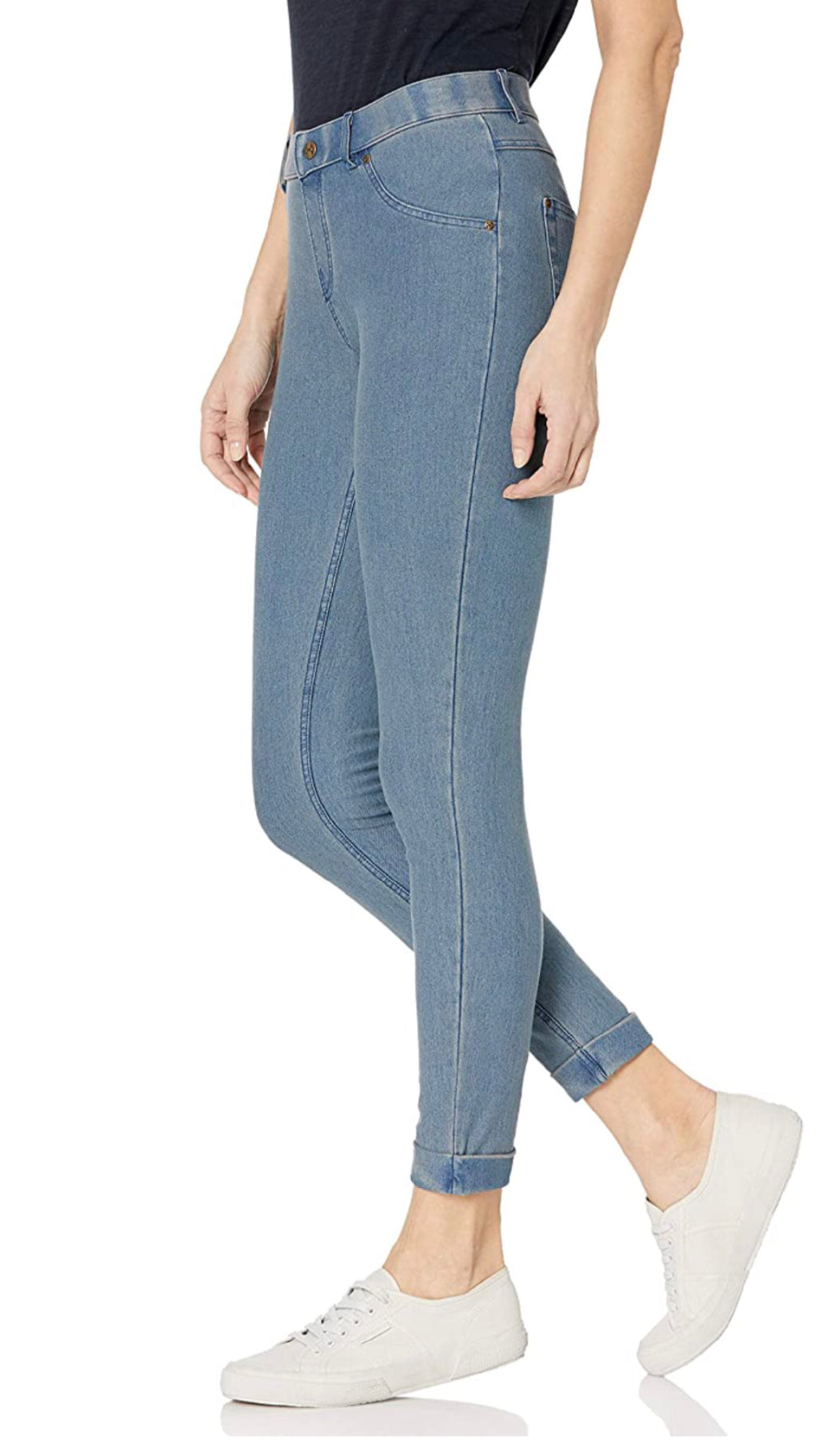 Hue cuffed clearance essential denim skimmer